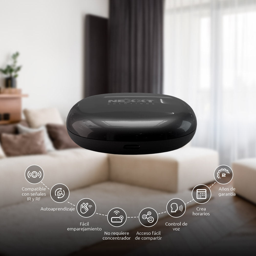 CONTROL UNIVERSAR INTELIGENTE IR+RF NHA-I610