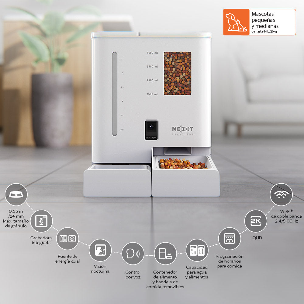 DISPENSADOR DE ALIMENTO INTELIGENTE NHA-P710