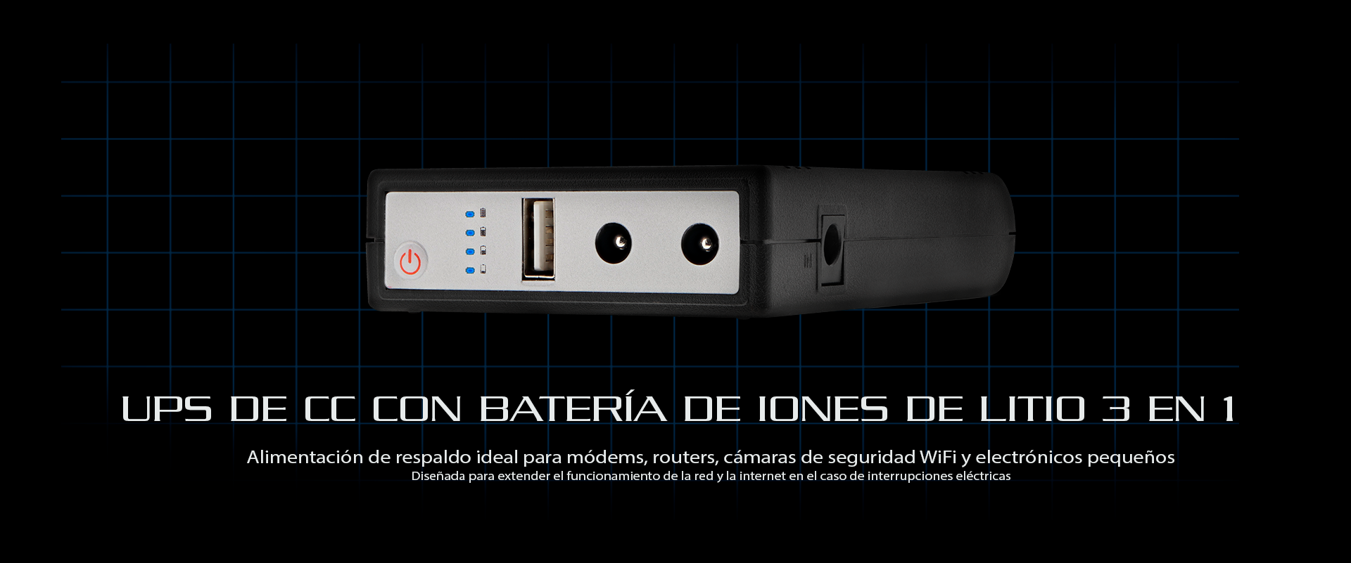 UPS portátil DC-140USB