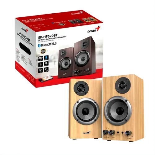 PARLANTE GENIUS COLOR MADERA SP-HF520BT