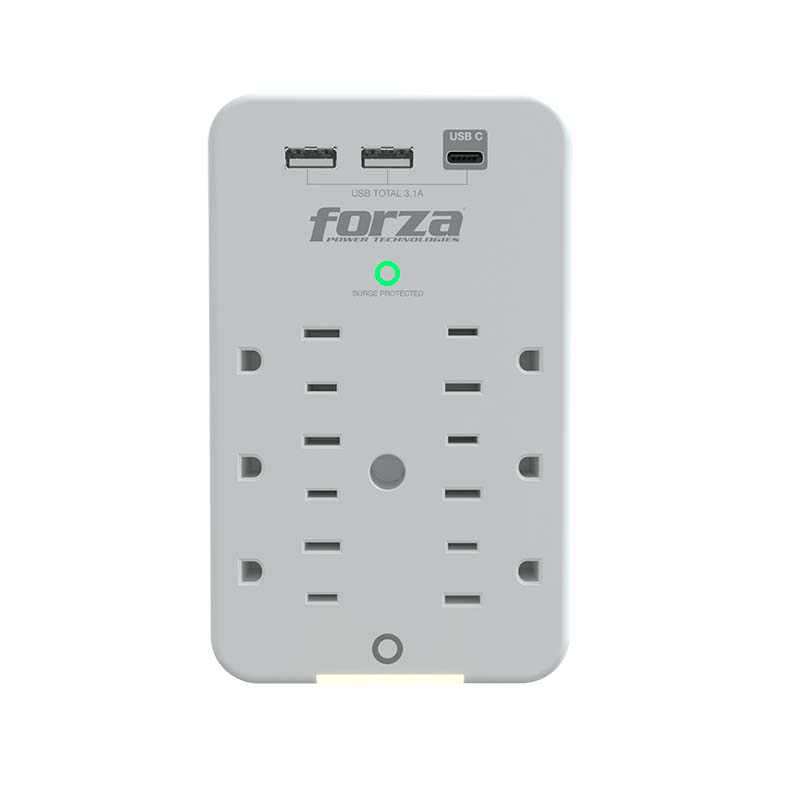 Protección de energía de pared FWT-631USBC