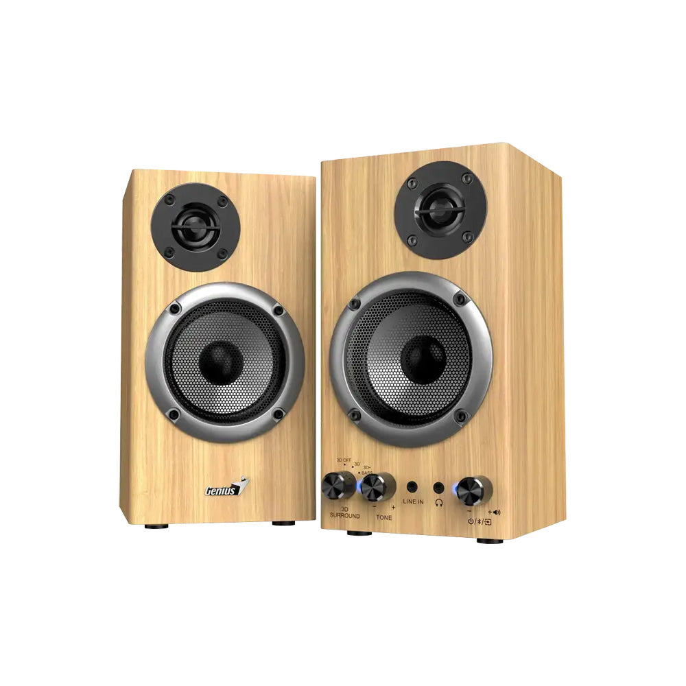 PARLANTE GENIUS COLOR MADERA SP-HF520BT