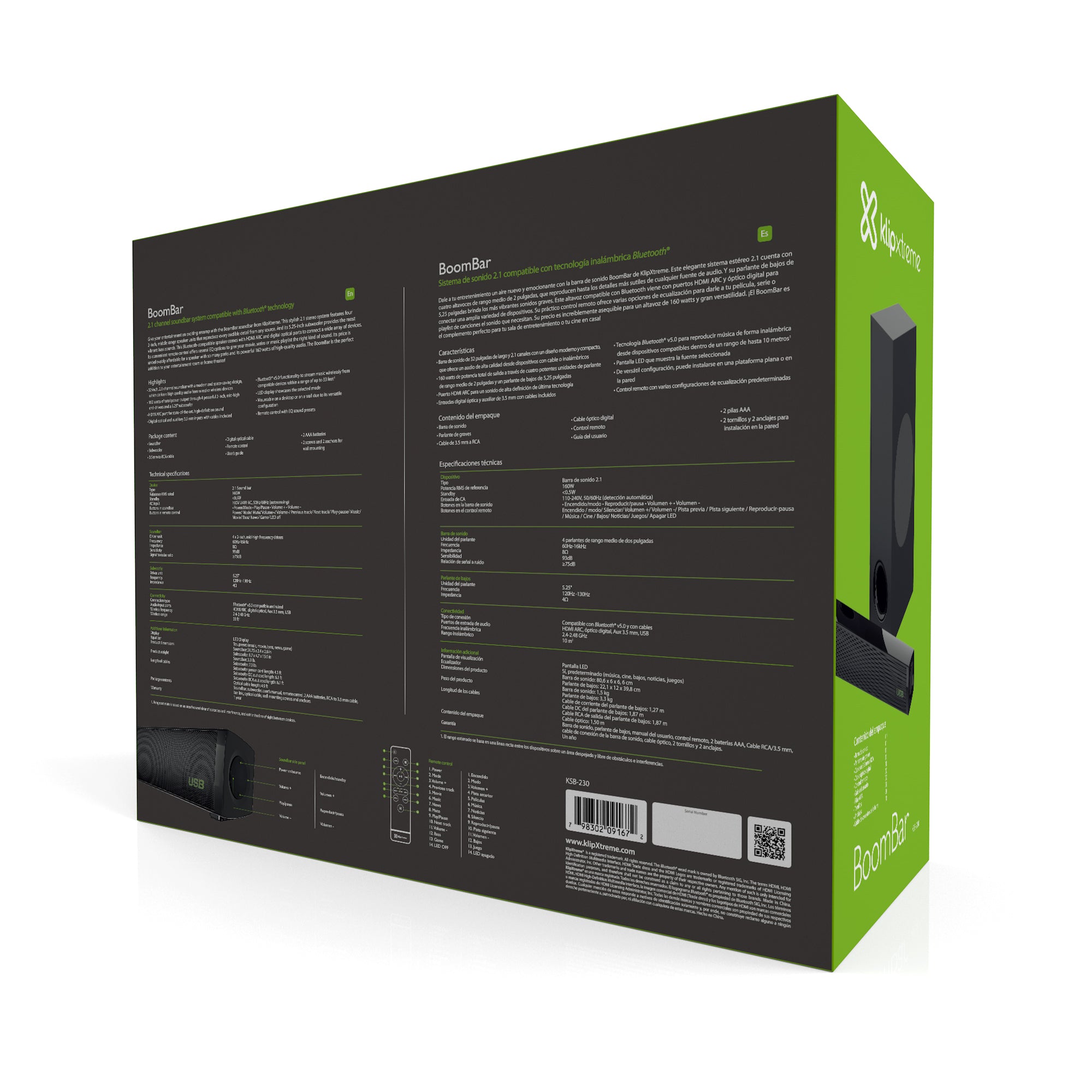BARRA DE SONIDO KLIP XTREME KSB-230