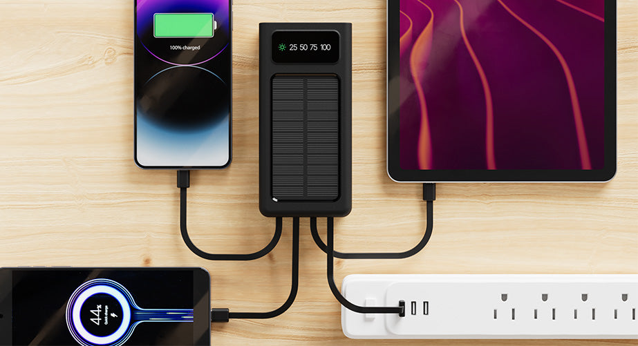 CARGADOR PORTATIL SOLAR XPB-200