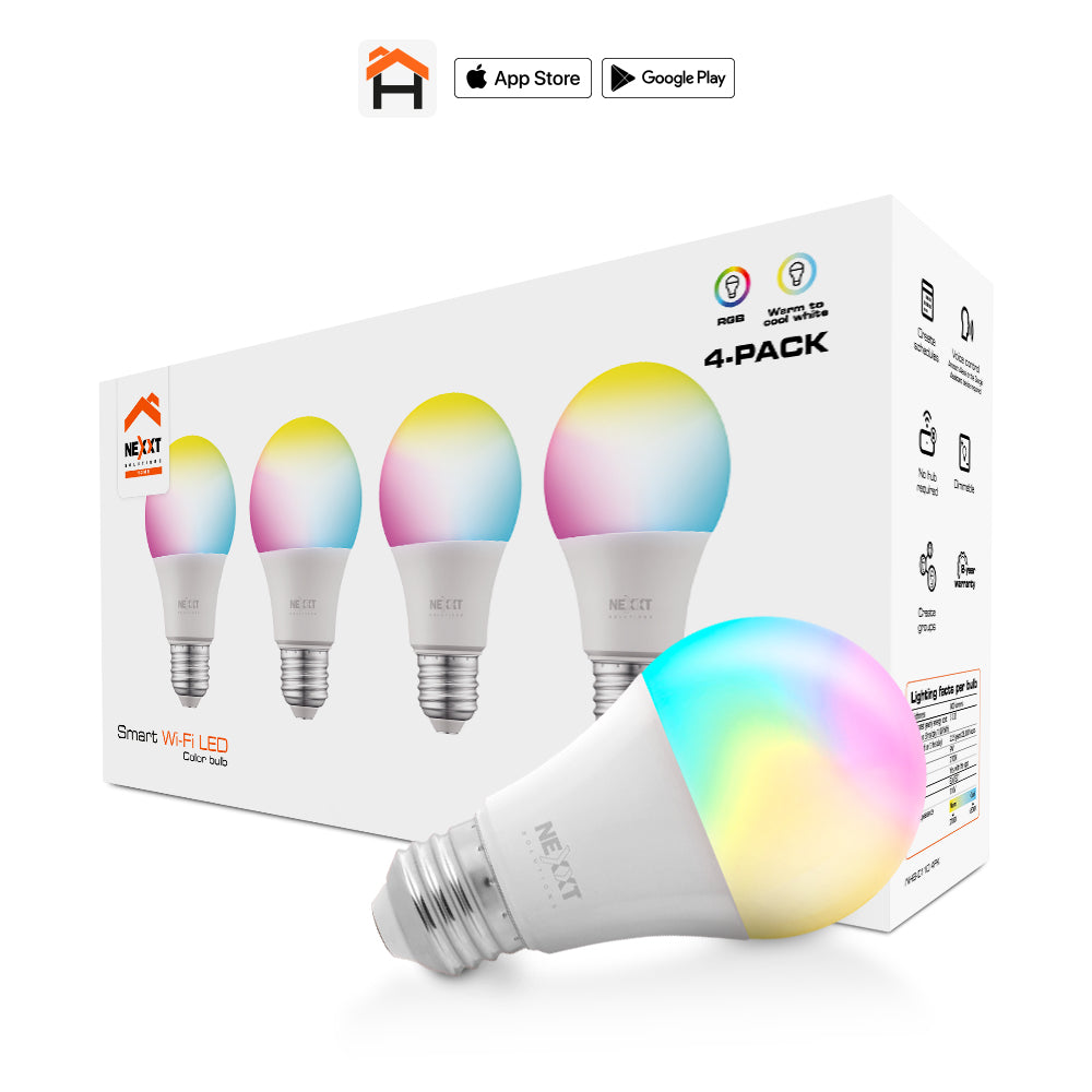 FOCO INTELIGENTE WIFI NEXXT PACK 4 NHB-C110M 4PK