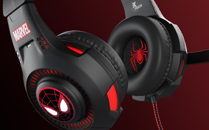 Audífonos cableados con micrófono | Edición Spider-Man Miles Morales XTH-M541SM